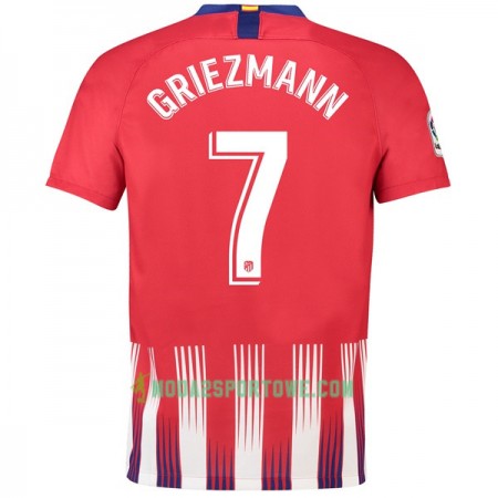 Koszulka Atlético Madryt Griezmann 7 Domowe Stroje Piłkarskie 2018/19 Krótki Rękaw